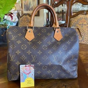 Speedy 30 Louis Vuitton Satchel Purse